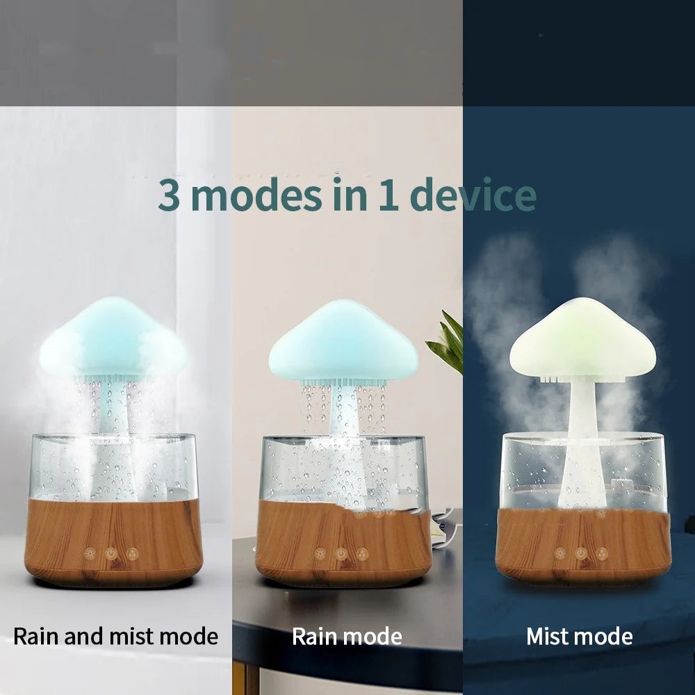 Relax Cloud Rain Diffuser Humidifier – Serene Comfort for Any Space