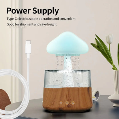 Relax Cloud Rain Diffuser Humidifier – Serene Comfort for Any Space