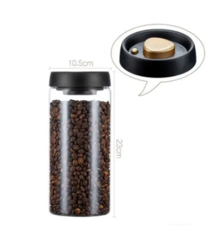 Vacuum Sealed Glass Storage Jar Set – Keep Food Fresh & Organized
