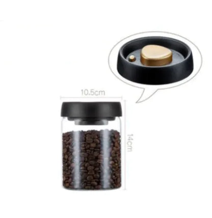 Vacuum Sealed Glass Storage Jar Set – Keep Food Fresh & Organized
