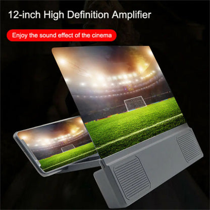 12-Inch Mobile Screen Magnifier with Audio – Home & Travel Cinema Experience