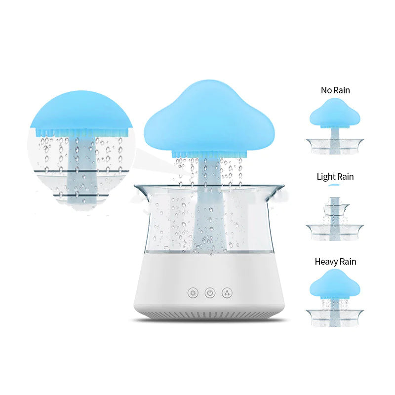 Relax Cloud Rain Diffuser Humidifier – Serene Comfort for Any Space