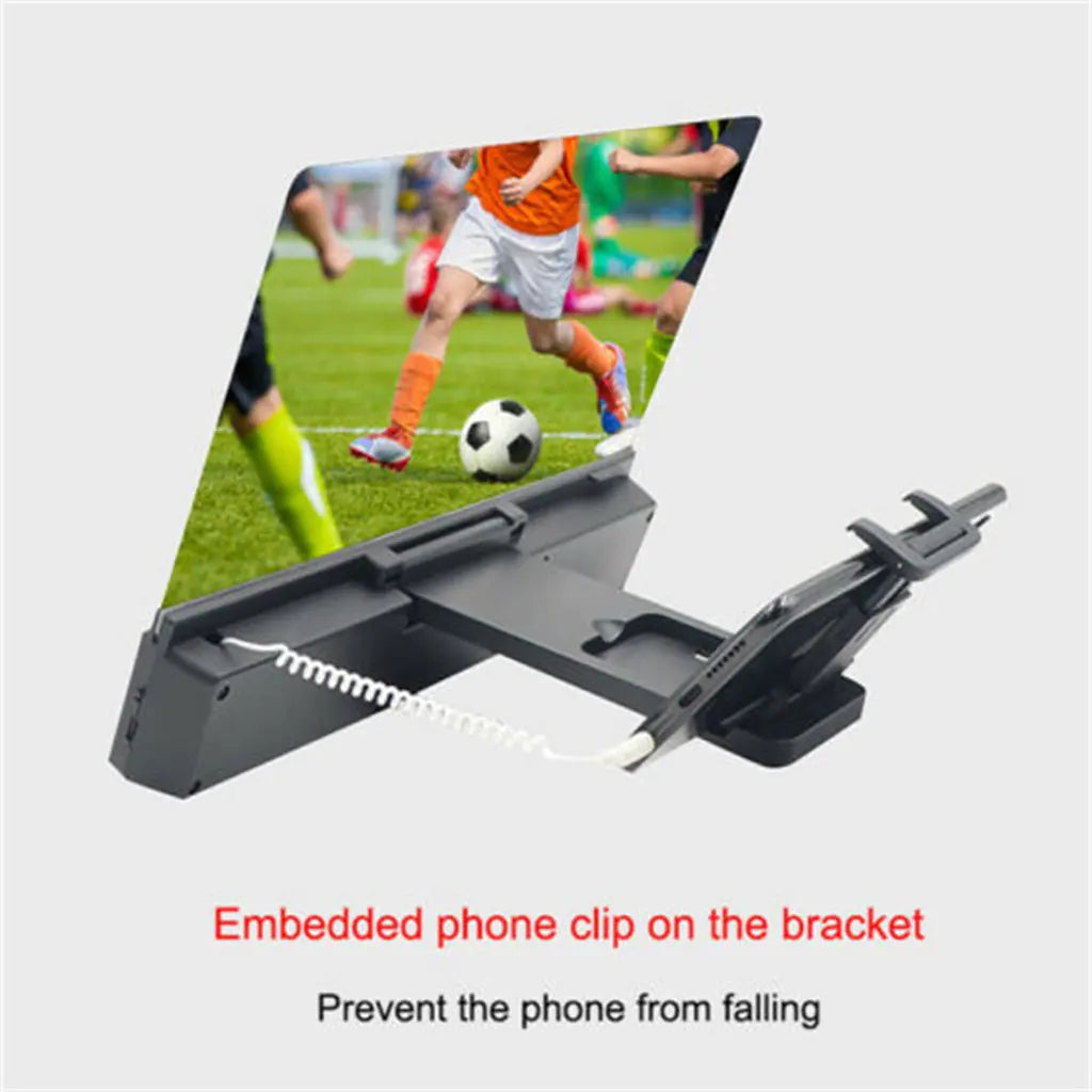12-Inch Mobile Screen Magnifier with Audio – Home & Travel Cinema Experience