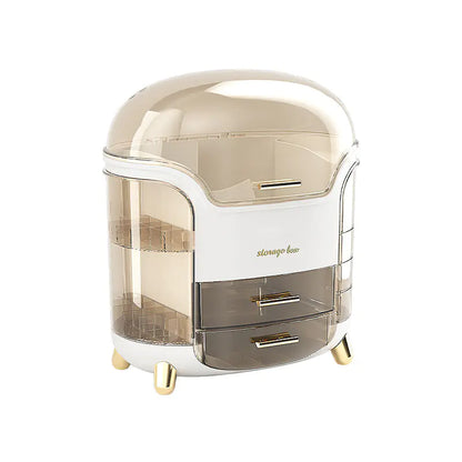 Transparent Makeup Organizer Box for Home Use
