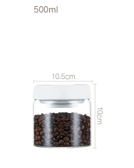 Vacuum Sealed Glass Storage Jar Set – Keep Food Fresh & Organized